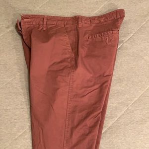 Aeropostale Slim Straight Maroon Pants